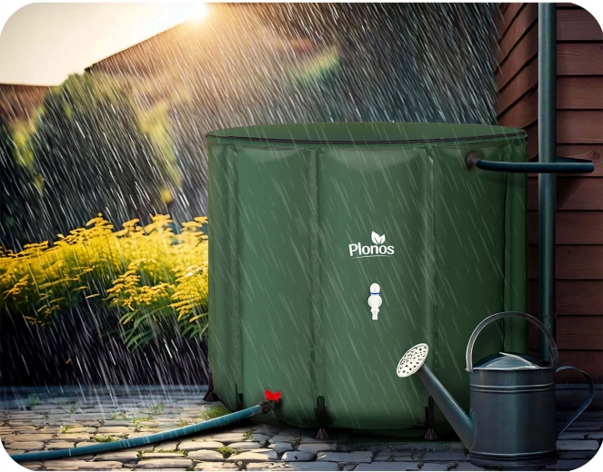 Napojení na okap a čistší voda díky sítku