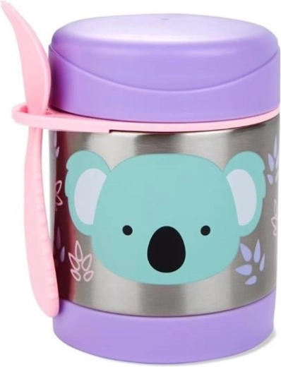 Skip Hop Zoo nerezová termoska na jídlo s lžičkovidličkou koala 325 ml