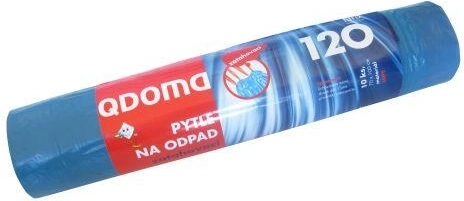 Zatahovací pytle na odpad 120 l, 70 × 100 cm, 27 µ, 10 ks