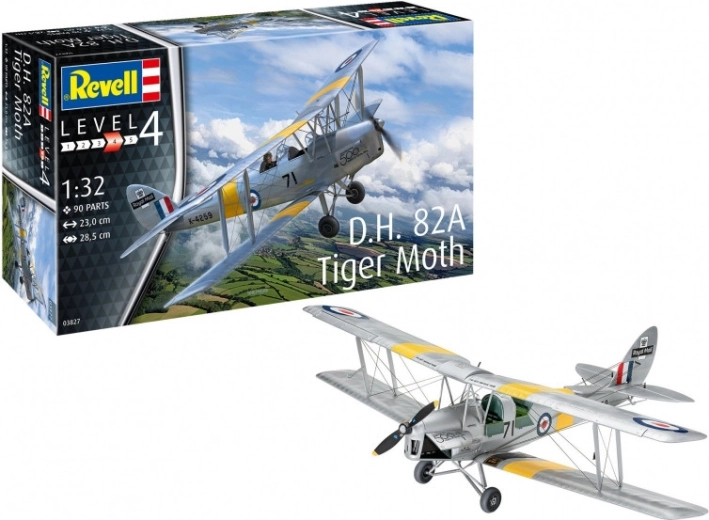 Plastikový model letadla D.H. 82A Tiger Moth 1:32 Revell