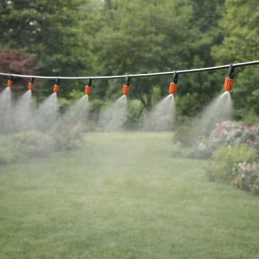 Jemná mlha pro chlazení teras a pergol