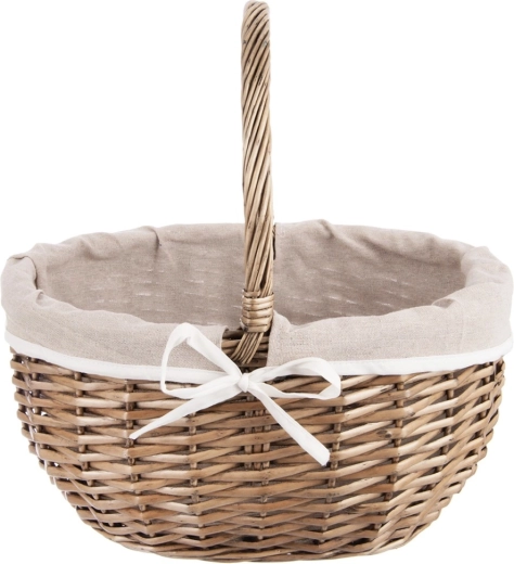 Pevné ruční pletení z přírodní proutí