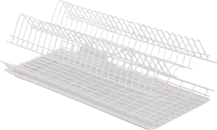 Odkapávač do skříňky 60 cm bílý s odkapávací miskou Metpol