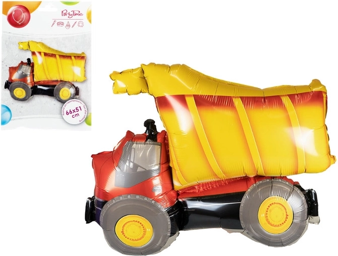 Foliový balón ve tvaru sklápěčky