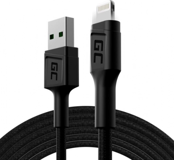 Kabel USB Lightning 200 cm s LED podsvícením
