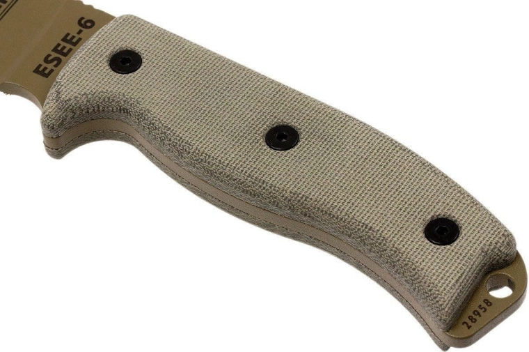 Pohodlný a jistý úchop Micarta