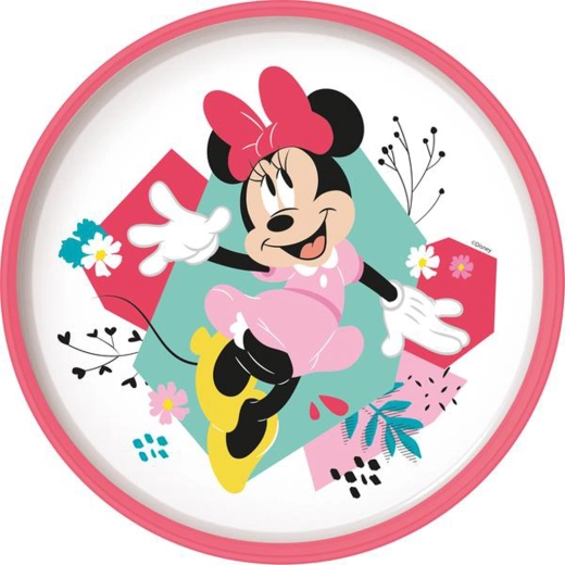 Plastový talíř s protiskluzovým dnem MINNIE 19,5 cm