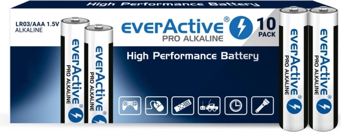 Alkalické baterie EVERACTIVE pro alkaline AAA (LR03) 1 ks