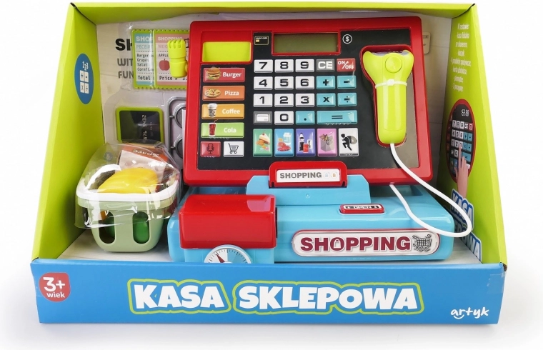 Pokladna se skenerem a vahou