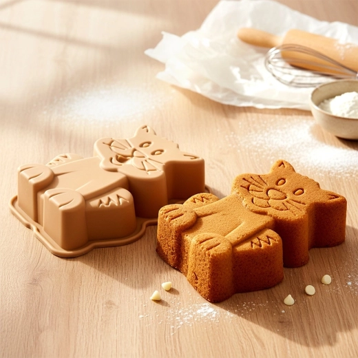 Efektní 3D tvar kočky