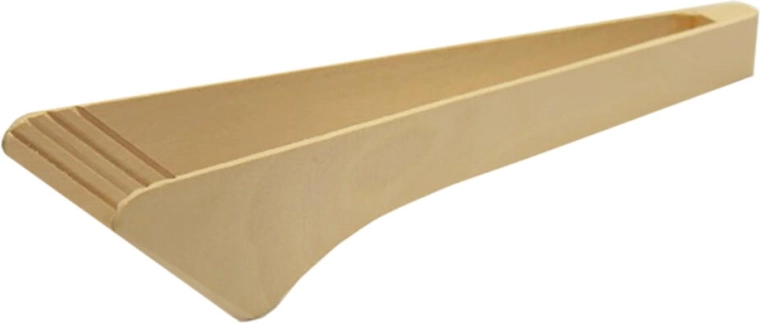 Široké kuchyňské kleště z bukového dřeva 30 cm