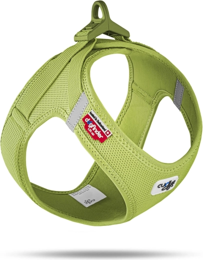 Curli air-mesh postroj pro psy se sponou lime, velikost l (8–13 kg)