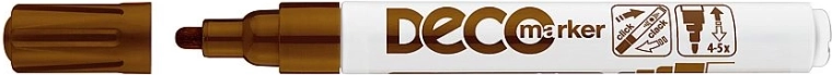 Popisovač ICO Deco hnědý 2–4 mm