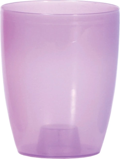 Květináč pro orchideje Coubi 16 cm transparentní matná fialová