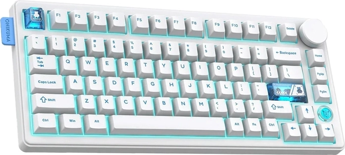 Mechanická klávesnice onikuma mt706 bílá qwerty