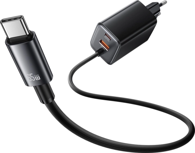Integrovaný USB‑C kabel pro maximální pohodlí