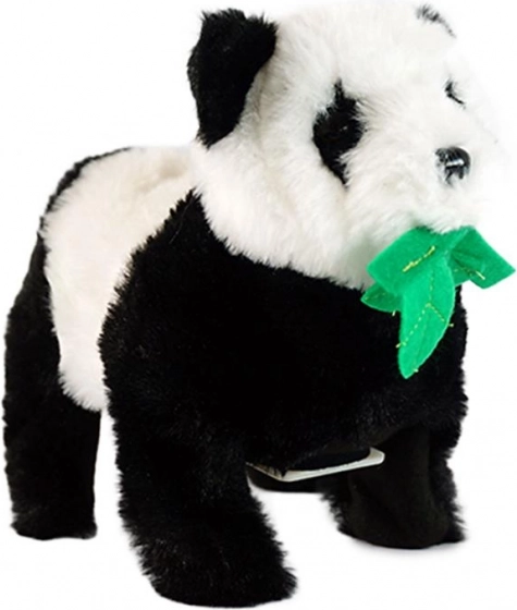 plyšová panda s akrobatickými triky na baterie