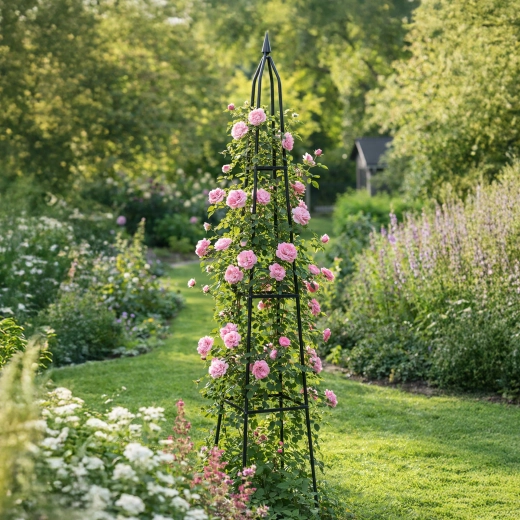Elegantní vertikála pro růže a pnoucí rostliny