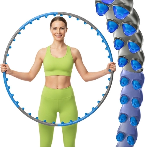 Masážní hula hoop s magnetickými výstupky Trizand 110 cm