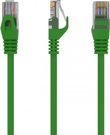Síťový patch kabel Cat 6 UTP 1,5 m zelený