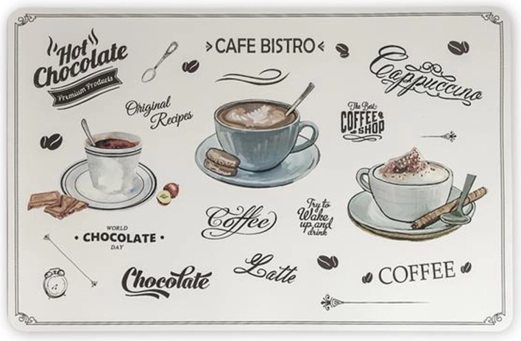 Plastové prostírání TORO Cafe Bistro 28,5 × 44 cm
