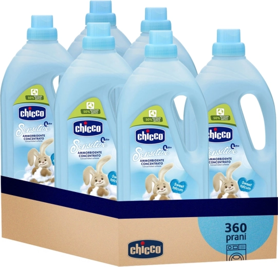 Chicco koncentrovaná aviváž Baby Sensitive Sladký pudr 1,5 l - 6 ks