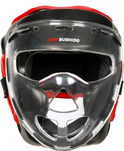 Celoobličejová ochrana s průhledným štítem