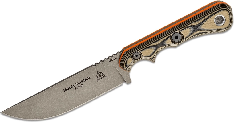 Odolné materiály: 154CM, G10 a full-tang konstrukce