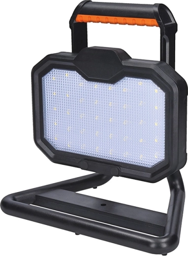Solight přenosný nabíjecí LED reflektor 20 W 2000 lm oranžovo-černý