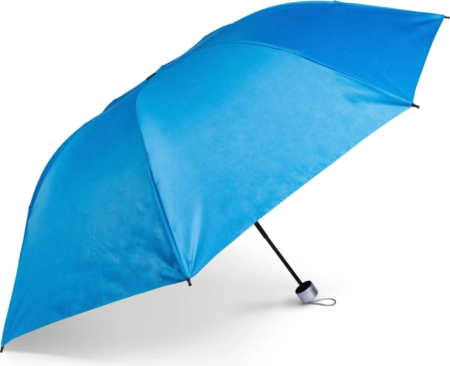 Modrý skládací deštník 96 cm s 8 výztuhami