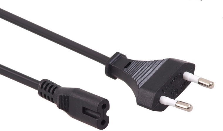 Napájecí kabel osmička 2 piny 1,5 m EU