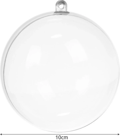 Průměr 10 cm – ideální pro výrazné ozdoby