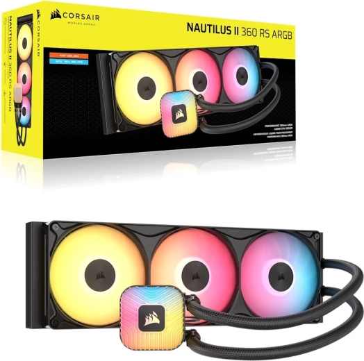 Kapalinový chladič procesoru Nautilus II 360 RS ARGB 360 mm