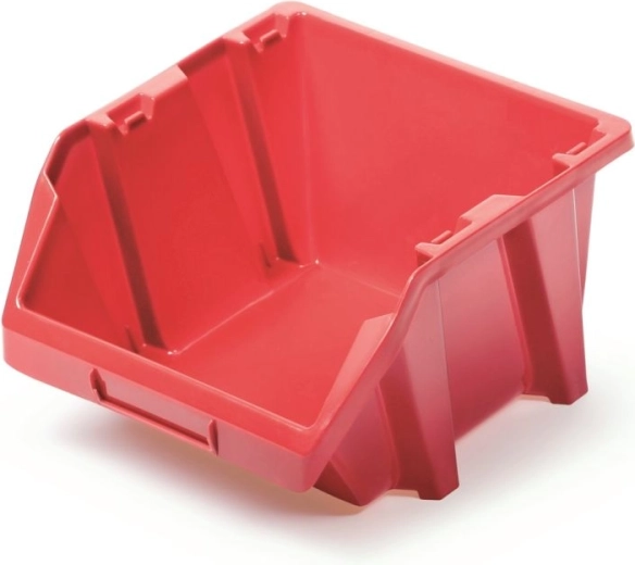 Plastový úložný box Prosperplast Bineer Short, červený