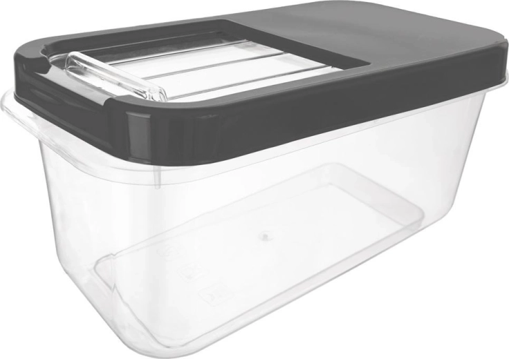 Úložný box na kapsle, prášek a krmivo šedý 7,5 l