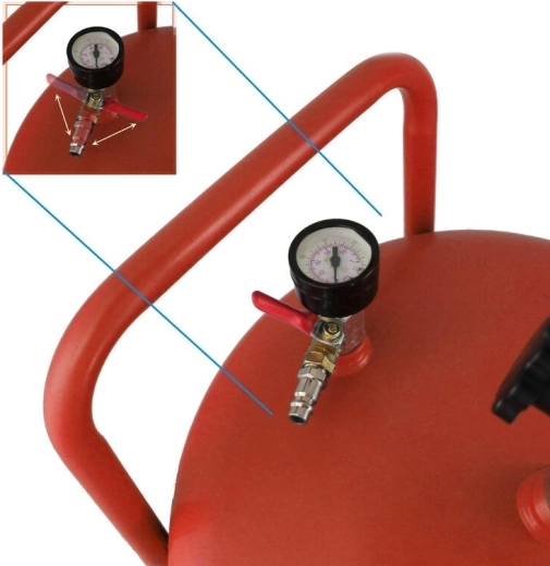 Rychlé vyprazdňování stlačeným vzduchem