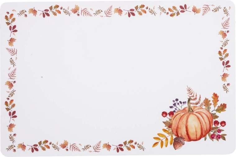 Plastové prostírání Podzim 43 × 28 cm - 1 kus