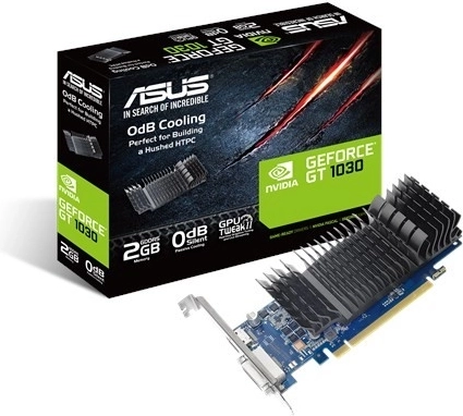 Grafická karta ASUS GT 1030 s pasivním chlazením