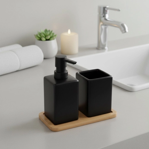 Stylový pořádek u umyvadla