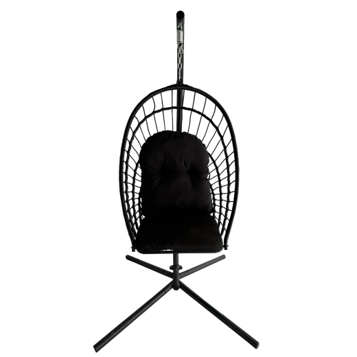 Měkký černý polštář pro maximální pohodlí