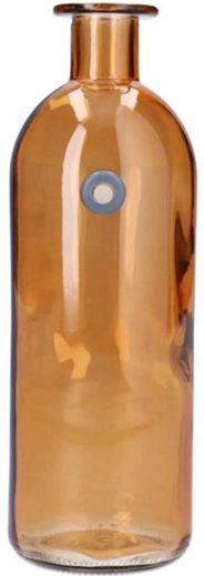 Skleněná váza Wallflower láhev 20,5 cm terra