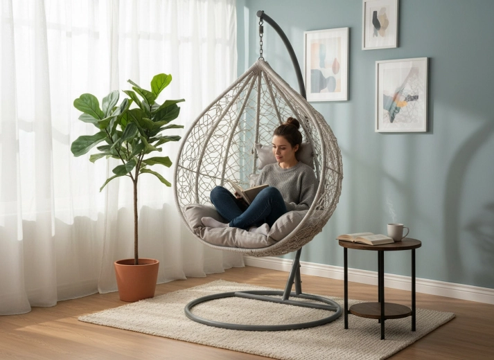 Stabilní ocelový stojan a bezpečné zavěšení