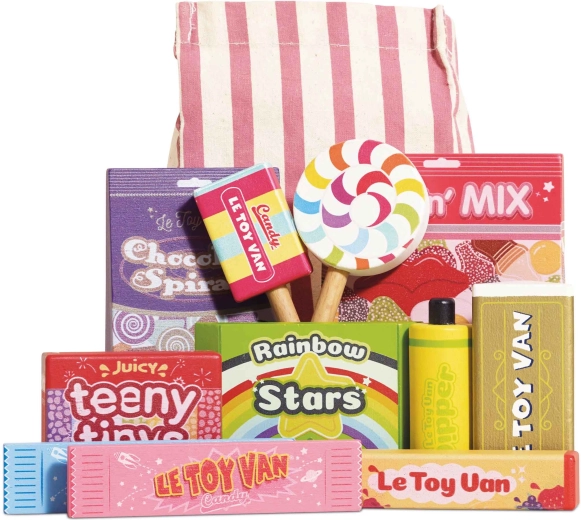 Le Toy Van dřevěný set sladkostí v taštičce