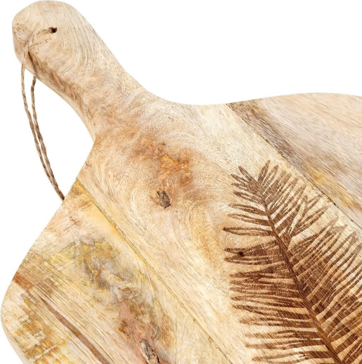 Elegantní rytí listu pro stylové servírování