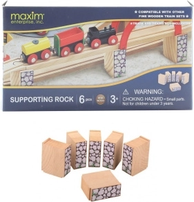 Mostní pilíře pro stavbu modelových tratí 6,5 × 5,5 × 2,5 cm, 6 ks