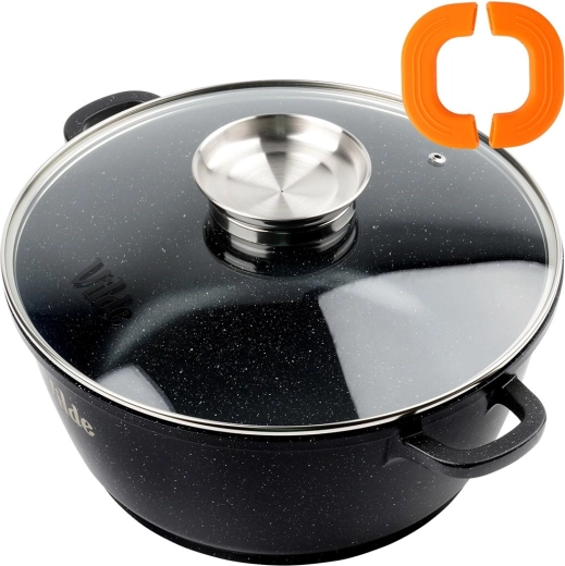 Skleněná poklice s integrovaným dávkovačem