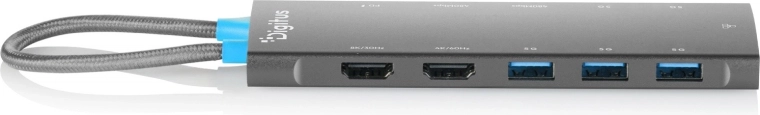 Dva HDMI výstupy pro více prostoru na práci