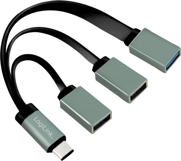 LogiLink USB-C hub 3.1 se 3× USB-A porty