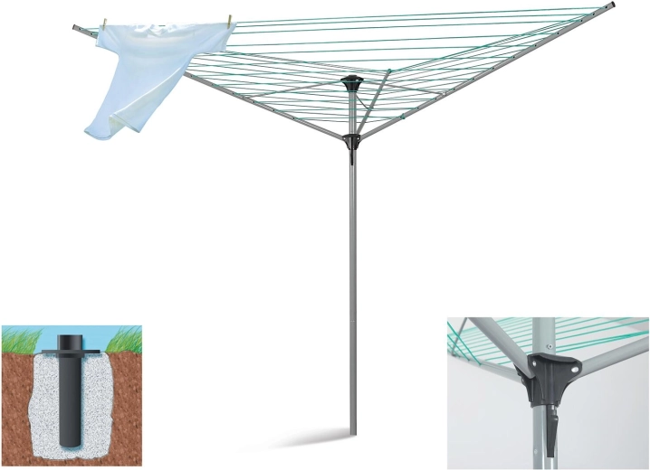 Stabilní instalace se zemní objímkou