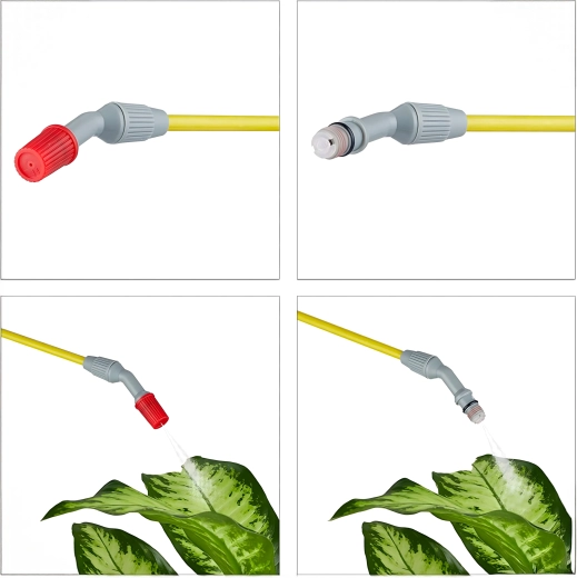 Přesný postřik díky nastavitelné trysce